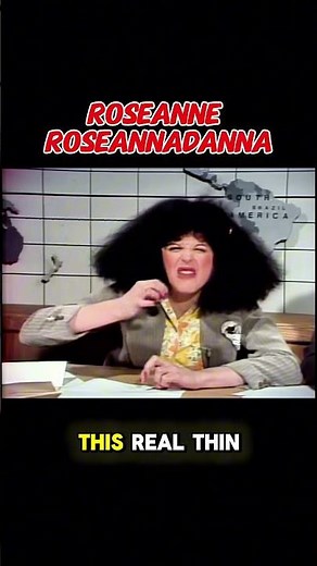 Gilda Radner Roseanne Roseannadanna (Classic SNL) #snl #comedy #funny