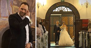 A Bride Has a Surprise in A Store – Look at What Happens when The Church Doors Open!