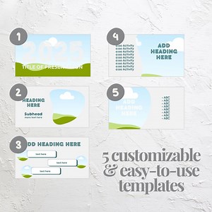 Customizable Slideshow Canva Template | Pitch Deck, Teacher, Training, Student Presentation, Workshop, Seminar Content - Etsy