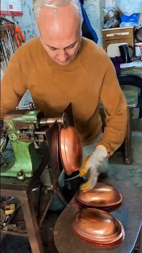 Copper Bowl Edge Trimming Process – Precision Metal Spinning and Finishing