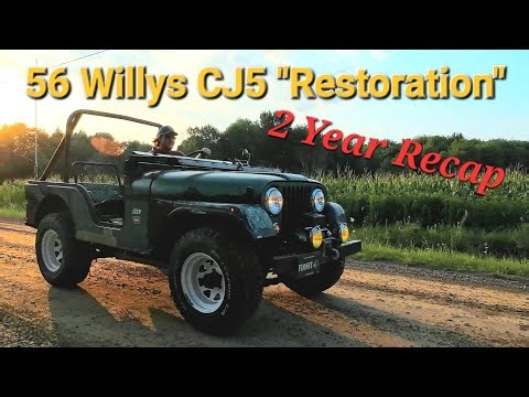 FLOSSY | How I rebuilt my JEEP CJ5 [2 year restoration recap of a 1956 Willys Jeep]