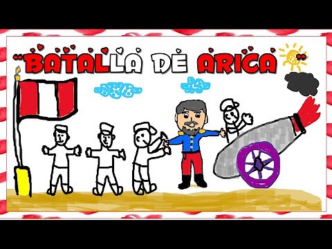 "BATALLA DE ARICA" "BANDERA DEL PERÚ"