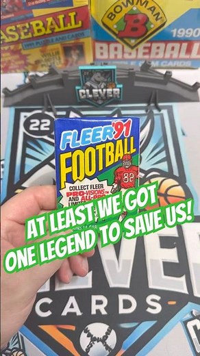 1991 Fleer Football- Was LT good enough to save this whole pack?! 👀🔥