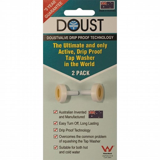 DoustValve Drip Proof Tap Washers - 2 Pack