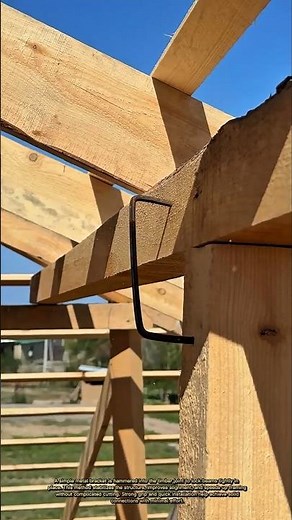 Smart Timber Joint Hack! Faster Framing Without Complex Tools 🔨