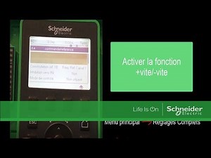 Comment paramétrer la fonction +vite/-vite sur un ATV900 ?