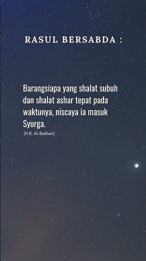 keutamaan shalat subuh dan ashar