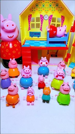 satisfying with unboxing Peppa Pig House & Castle Toys Collection ASMR | Review