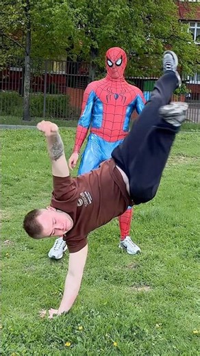 Spider-Man or a dancer?🤯 #spiderman
