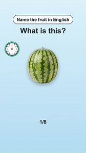 Fruit Vocabulary Quiz: Test Your English Fruit Names (Multiple Choice)