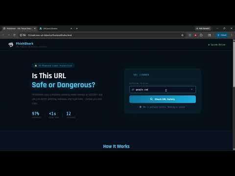 PhishShark- URL Threat Detection System(Mini Project Sem IV)