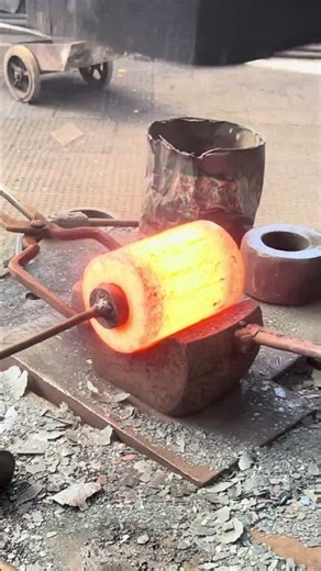 Inside the factory Blacksmith Magic: Forging That’s Pure ASMR #process #forging #manufacturer #iron