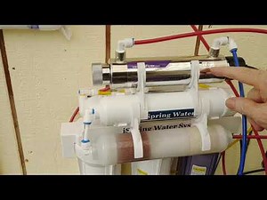 Ispring UV light for a 7th stage of water purification on the 6 stage reverse osmosis system