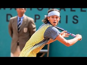 French Open 1997 R3 - Gustavo Kuerten Backhand