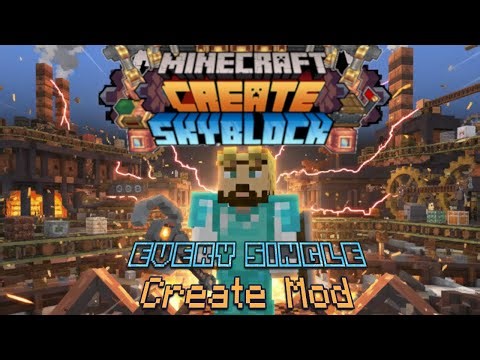 I tried playing every single Create mod addon in Minecraft Skyblock