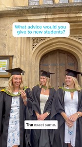 During our summer graduation ceremonies, we asked our grads what advice they had for new students. Here’s what Anna, Leah and Tash had to say 🎤 | University of Bath School of Management
