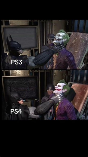 PS3 vs PS4 Arkham Asylum