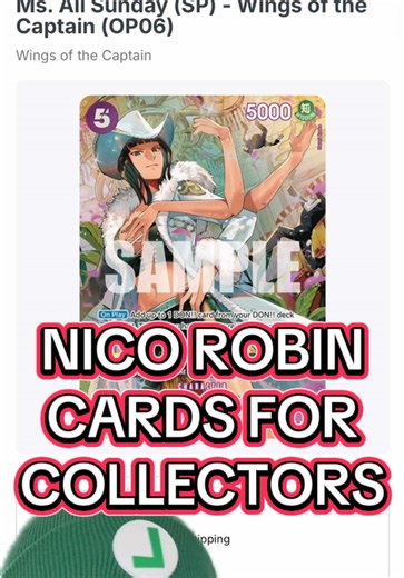 Breaking down some of the best Nico Robin art cards in the One Piece TCG 🌸 Robin has some of the most detailed, elegant, and story-driven artwork in the game, yet a lot of her cards get overlooked compared to high-hype chase cards like SP versions. In this video, I compare different Robin art cards across multiple arcs and talk about why some of her regular and alt art cards look way better than the so-called top chase cards. If you’re a Nico Robin fan, love clean card art, or collect One Piece