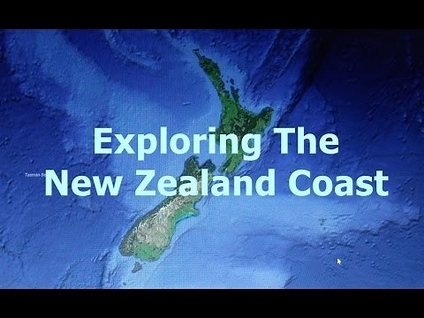Exploring the New Zealand Coastline on Google Maps