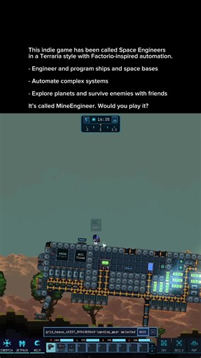MineEngineer #mineengineer #spacewngineers #terraria #starbound #spacegame