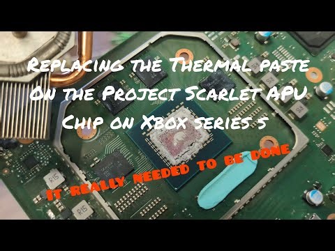 Replacing the Thermal paste on a Xbox series s 