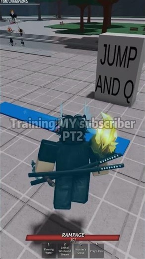 train my sub pt2 #roblox #tsbg #thestrongestbattlegrounds #teaching