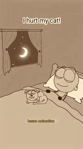53K views · 485 reactions | I hurt my cat #animation #animationmemes #memes #trending #cartoon #foryoupage #america | Hasan Animation | Facebook