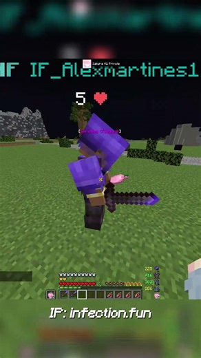 MATANDO A UN HACKER CON LA MANO 👊😂 #minecraft #shorts