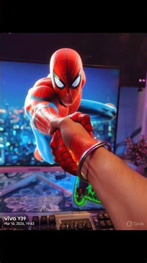 Spider-Man's ColdestHandshake Ever! 🕷️💀 #shorts #spiderman