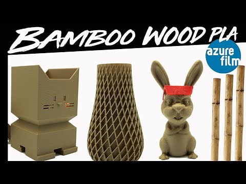 3D Printing Bamboo // Wood PLA by Azure Film