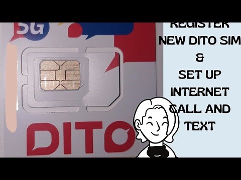 COMPLETE TUTORIAL ON HOW TO ACTIVATE NEW DITO SIM AND SETUP INTERNET CALL AND TEXT