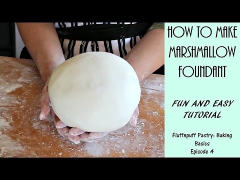 How to Make Marshmallow Fondant |Easy DIY| - Fluffnpuff Pastry Baking Basics