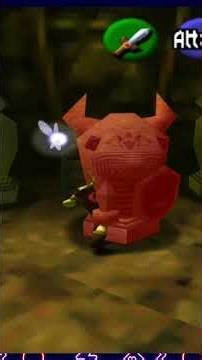 Batalla épica contra una estatua!! #gaming #retrogaming #nintendo64 #nintendo #zelda #ocarinaoftima