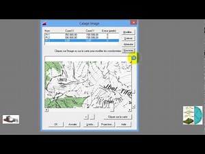 Comment géoréférencer (caler) une carte " en mètre" sur MapInfo