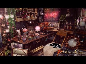 WITCH'S ROOM AMBIENCE: Bubbling Cauldron, Potions, Crackling Sounds, Liquid Sounds | ASMR