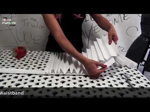 Quick and Easy Accordion-Fold Paper Skirt
