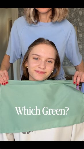 Bloom in Color | Color Analysis on Instagram: "She’s a Summer… but which Summer? ☀️ Light Summer (1) , True (Cool) Summer (2), or Soft Summer(3). She can wear all these greens—but which one is your favorite? 💚👇 #coloranalysis #lakecharleslouisiana #seasonalcoloranalysis #summercolorpalette"