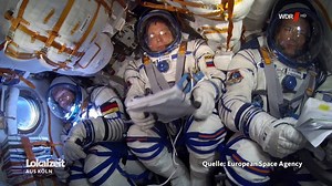 Alexander Gerst fliegt erneut ins All zur Internationalen Raumstation ISS. Mit dabei sind die Maus und der Elefant aus "Die Sendung mit der Maus." Sie haben das Training gemeinsam mit Astro-Alex absolviert und sind bereit für die Mission. | WDR Lokalzeit