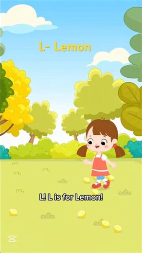 Learn the Letter L 🔤 | L is for Lemon 🍋 | Alphabet Girl | Kids Short