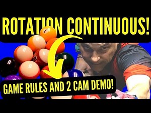 ROTATION CONTINUOUS: POOL'S MOST OFFENSIVE GAME, GREAT FOR PRACTICE AND COMPETITION