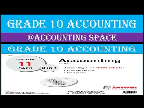 GRADE 10 ACCOUNTING ANALYSIS AND INTERPRETATION OF FINANCIAL STATEMENTS