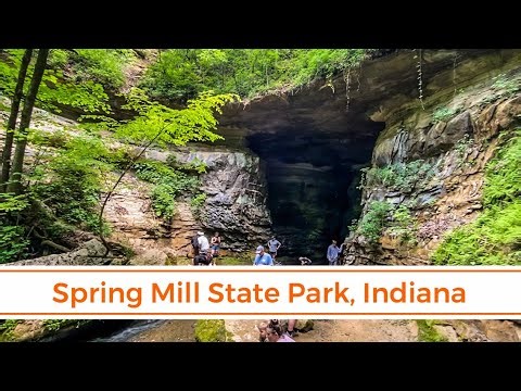 Camping at Spring Mill State Park, Indiana