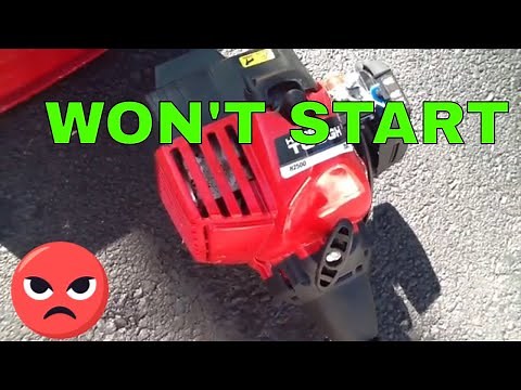 How To Start A Weed Wacker If It Won't Start - Cleaning The Carburetor