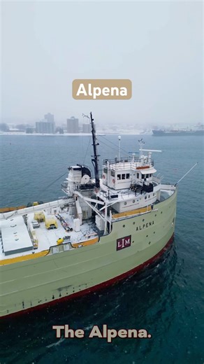 Oldest Great Lakes Freighter in service - the Alpena is still sailing #greatlakes #ship #freighter