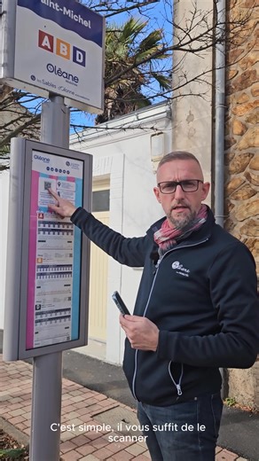 5.7K views · 40 reactions | Combien de minutes avant l’arrivée de mon bus ? Scannez le QR code affiché à votre arrêt et découvrez en un instant le temps d’attente !  Les QR codes se trouvent sur les affichages des arrêts Le temps d’attente s’affiche uniquement lorsque les bus arrivent dans moins de 30 min Laissez-vous transporter par Oléane Mobilités ✨  Plus d’infos sur www.oleane-mobilites.fr | Oléane Mobilités | Facebook