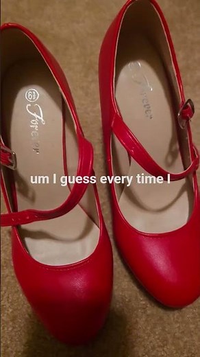 Red Hot Elegance – Closed Toe Heels