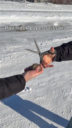 Rock vs scissors #skit #funny #humor #relatable #itsjustshepherd #lmao #memes