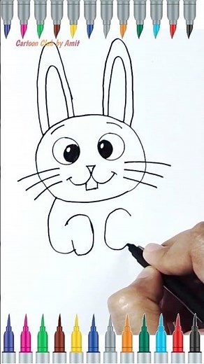 How To Draw Bunny for Beginners #cartooningclub