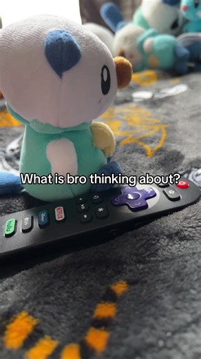 Does bro even form thoughts? 💭 #pokemon #oshawott #plush #silly #funny