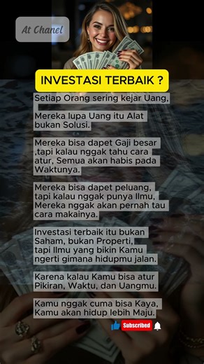 INVESTASI TERBAIK #feed #faktadunia #feedshorts #motivasihidup #motivasi #quotes